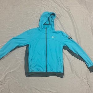 Baby Blue Nike Elite Jacket (Size: Large)